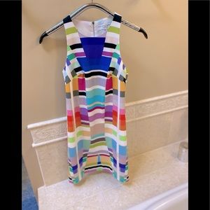 Trina Turk Multicolor Striped Mini Dress